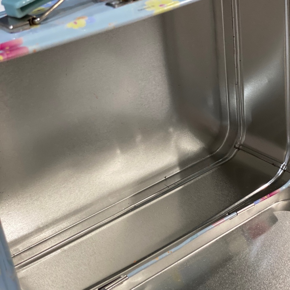 Tin Metal Snack Toy Box Disney Fairies Tinkerbell